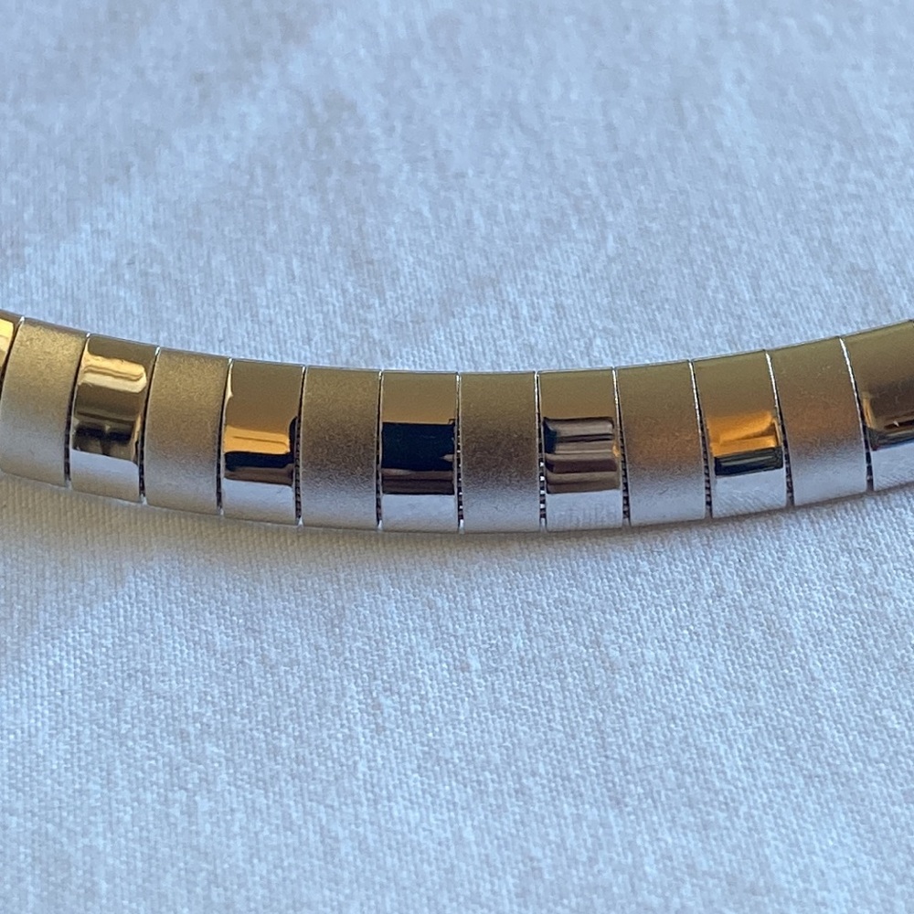 Kjl Kenneth Jay Lane Silver Necklace - image 2